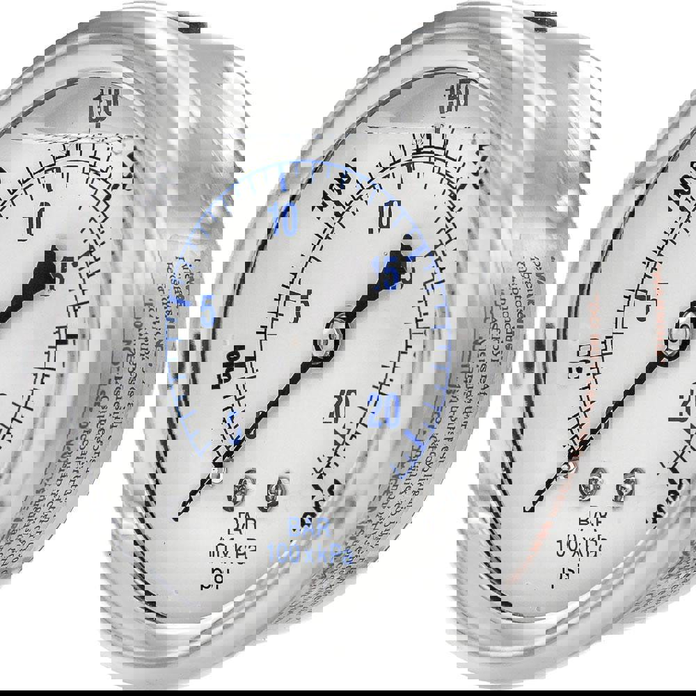 Pressure Gauges; Gauge Type: Industrial Pressure Gauges ; Scale Type: Dual ; Accuracy (%): 2-1-2% ; Dial Type: Analog ; Thread Type: 1/4